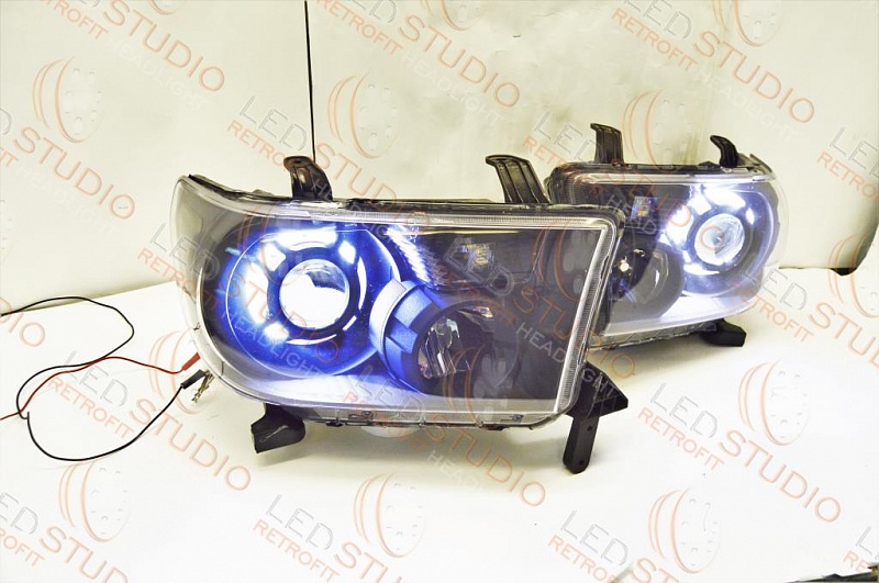 Светодиодные фары Toyota Sequoia Bi Led